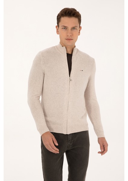 Erkek Taş Melanj Hırka (Triko) 50313688-VR225 modelleri