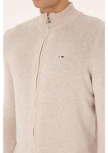 Erkek Taş Melanj Hırka (Triko) 50313688-VR225