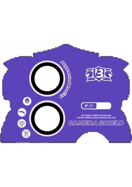 Ieg Apple iPhone 17 Bilvis Titan Kamera Lens - Lila fiyatları