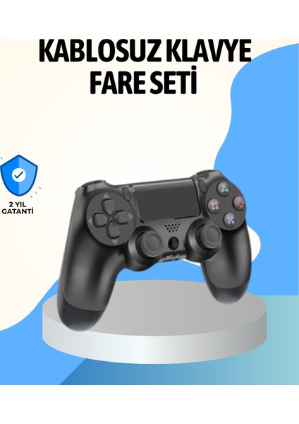 Uyumlu Kablosuz Oyun Kolu Ergonomik Çift Titreşimli