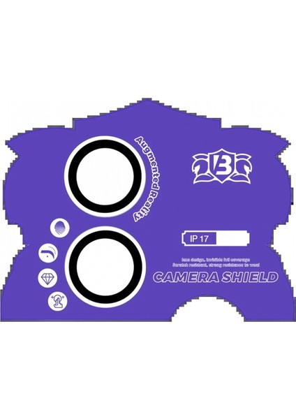 Ieg Apple iPhone 17 Bilvis Titan Kamera Lens - Gümüş fiyatları