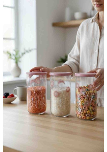 Duo 6"lı Kavanoz & Saklama Kabı (1400CC) modelleri