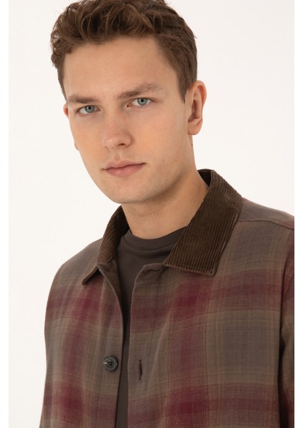 Erkek Plum Dokuma Mont 50308360-VR177 fiyatları