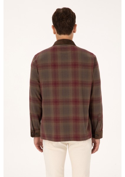 Erkek Plum Dokuma Mont 50308360-VR177 indirimleri