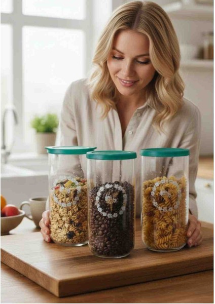 Duo 6" Lı Kavanoz & Saklamakabı (1400CC)