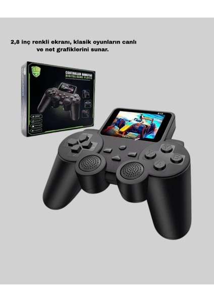 Atari S10 Taşınabilir Oyun Konsolu 2.8 Inç Renkli Ekran Nostaljik fırsatları