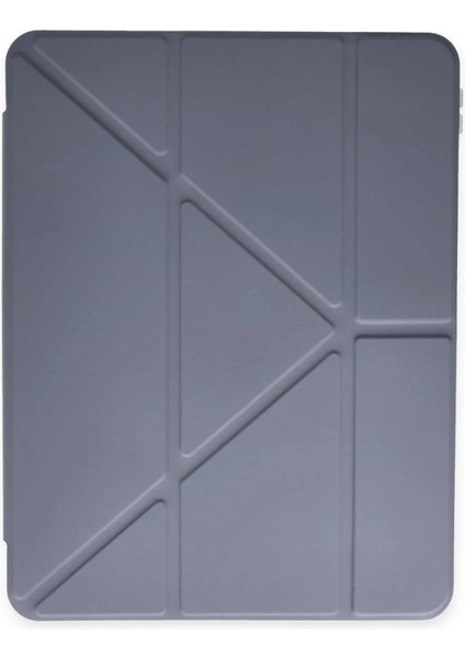 Ieg iPad Pro 12.9 (2021) Kılıf Kalemlikli Mars Tablet Kılıfı - Lila modelleri