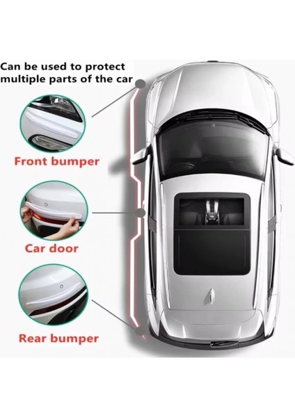- Araba Tampon Koruyucu Karbon Desenli Beyaz fiyatları