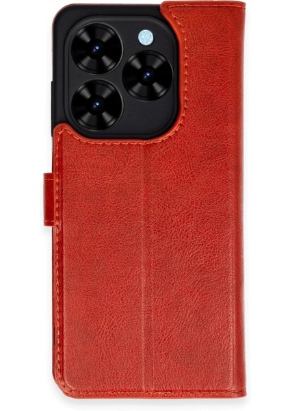 Tecno Spark Go 2024 Kılıf Trend S Plus Kapaklı Kılıf - Kırmızı fiyatları