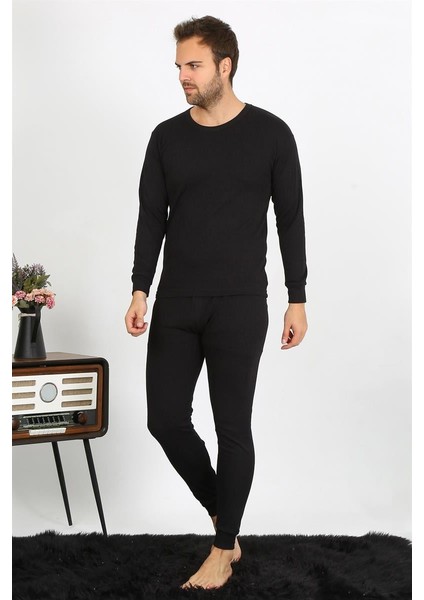 Modaserdem Erkek Termal Kışlık Alt Üst Içlik Takım Siyah 6868 fiyatları