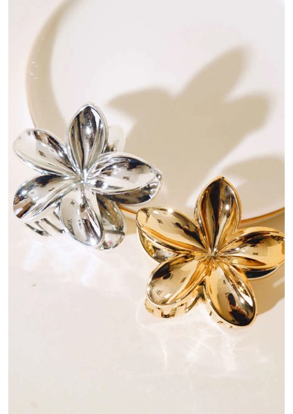 2'li Mandal Toka, Gold ve Gümüş Renk Lotus Toka