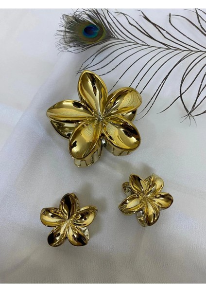 2'li Mandal Toka, Gold ve Gümüş Renk Lotus Toka fırsatları