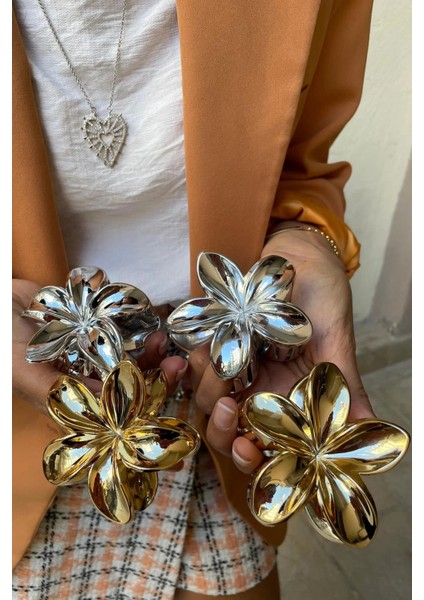 2'li Mandal Toka, Gold ve Gümüş Renk Lotus Toka