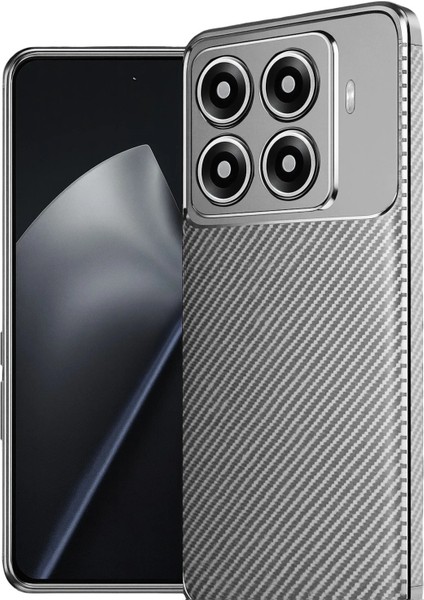 CPT05 Xiaomi Mi 15T Pro Auto Focus Karbon Kapak - Gri fiyatları