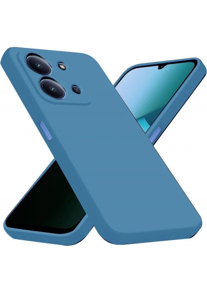 CPT05 Xiaomi Redmi 15C 4g Nano Içi Kadife Silikon - Mavi