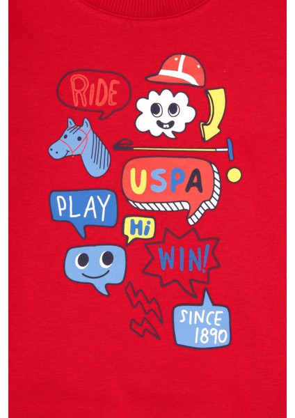 Erkek Çocuk Kırmızı Sweatshirt 50316519-VR171 modelleri