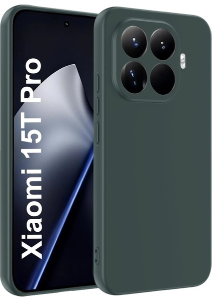 CPT05 Xiaomi Mi 15T Pro First Silikon - Koyu Yeşil