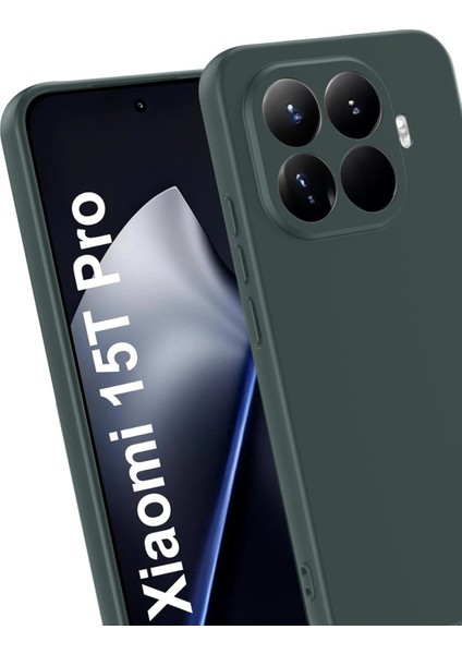 CPT05 Xiaomi Mi 15T Pro First Silikon - Koyu Yeşil modelleri
