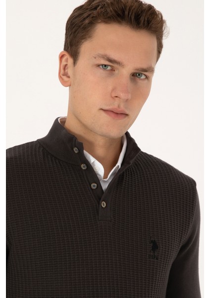 Erkek Antrasit Melanj Kazak /triko 50308915-VR081 fiyatları