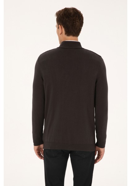 Erkek Antrasit Melanj Kazak /triko 50308915-VR081 indirimleri