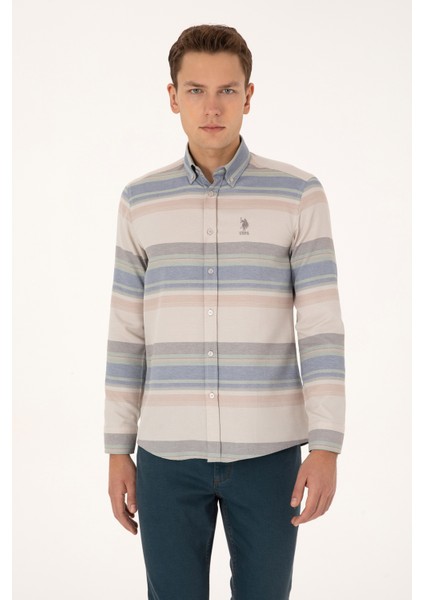 Erkek Taş Gömlek Desenli 50316648-VR049 modelleri