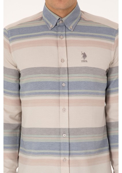 Erkek Taş Gömlek Desenli 50316648-VR049