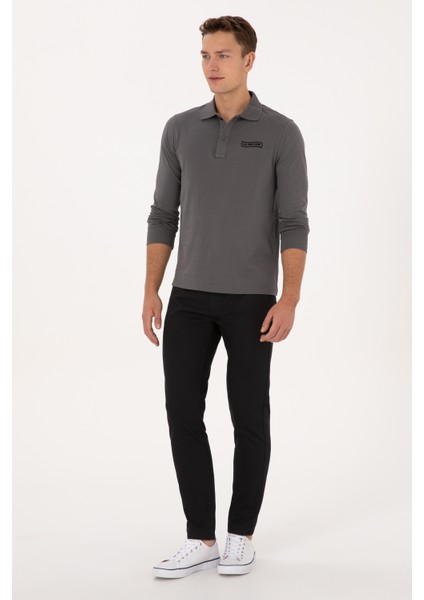 Erkek Siyah Pantolon (Kanvas-Chino) 50316835-VR046 modelleri