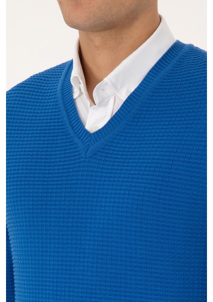 Erkek Koyu Mavi Kazak /triko 50315028-VR032