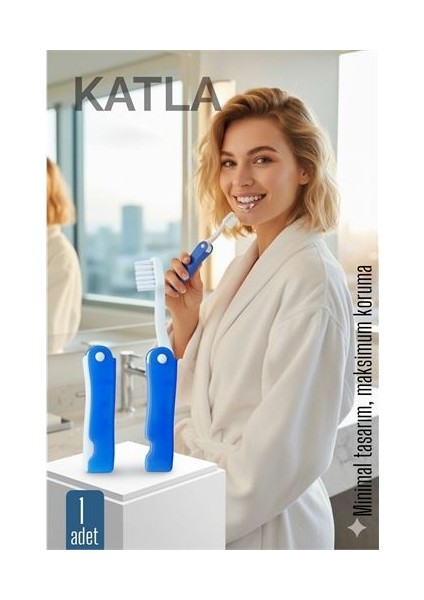 Katlanır Diş Fırçası - Seyahat Katlanır Diş Fırçası - Hijyenik Koruma, Pratik ve Kompakt Model