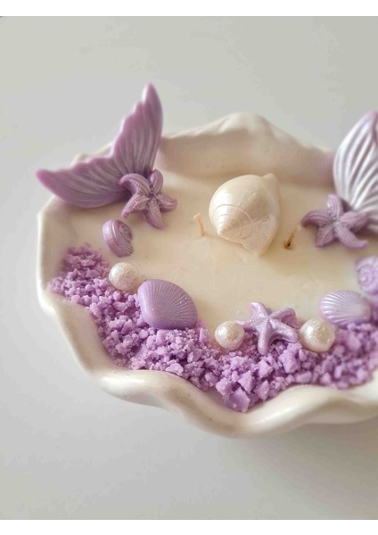 Istiridye Kasede Deniz Kızı Mum modelleri