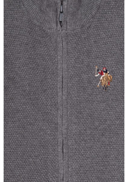 Erkek Çocuk Gri Melanj Hırka (Triko) 50311625-VR086 modelleri