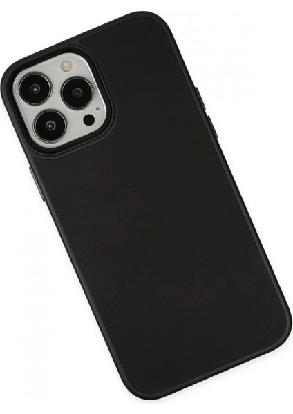 Ieg iPhone 13 Pro Kılıf Asya Deri Silikon - Siyah modelleri