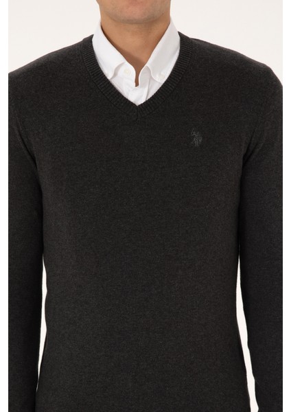 Erkek Antrasit Melanj Kazak /triko 50313662-VR081