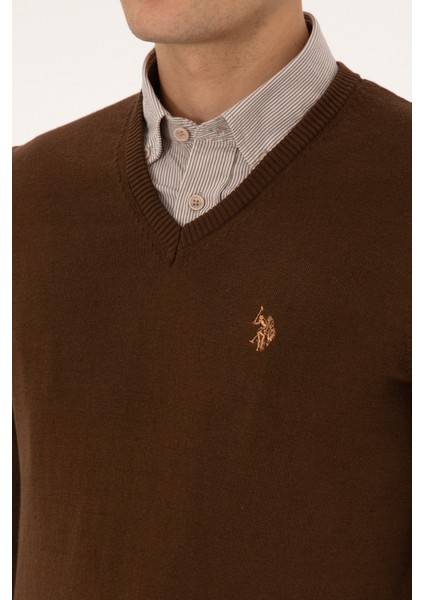 Erkek Kahverengi Kazak /triko 50313662-VR029