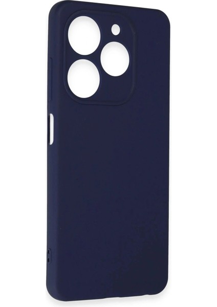 Tecno Spark Go 2024 Kılıf First Silikon - Lacivert modelleri