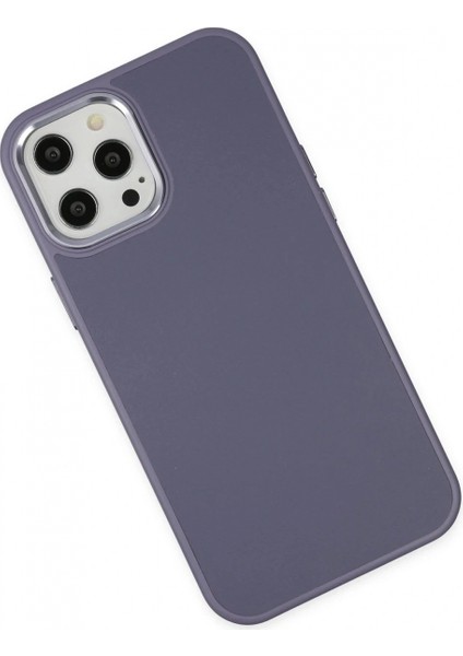 Ieg iPhone 12 Pro Max Kılıf Asya Deri Silikon - Mor modelleri