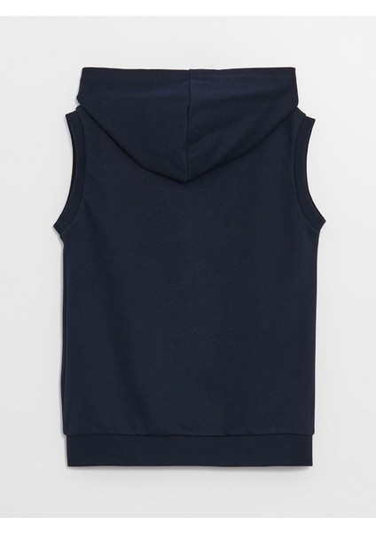 Yeni Sezon Kapüşonlu Basic Erkek Çocuk Fermuarlı Yelek modelleri
