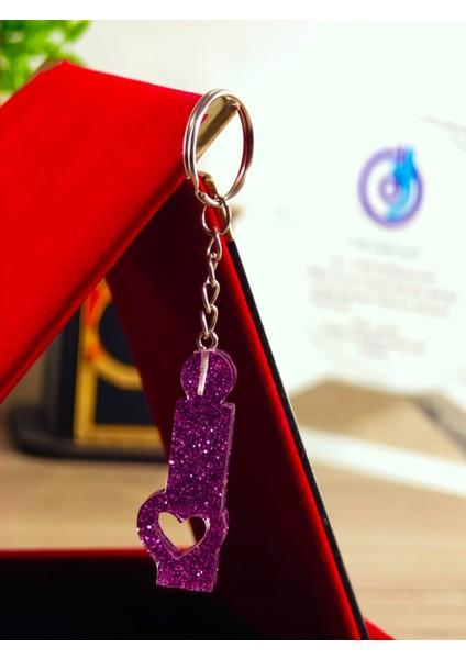Harf Anahtarlık Kalp Desenli Kişiye Özel Hediyelik Ürün Epoksi Anahtarlık El Yapımı Anahtarlık Tüm Harfler Mağzamızda Mevcuttur.m fiyatları