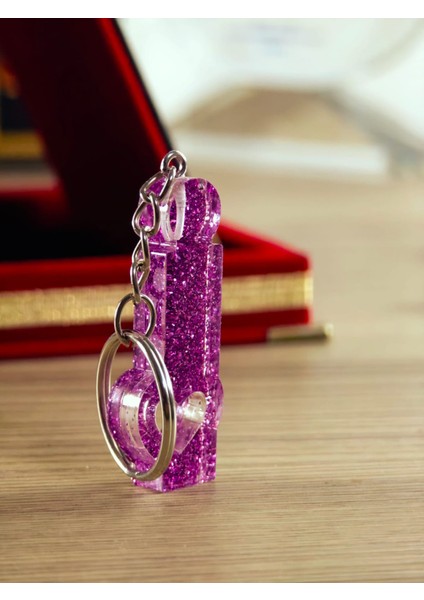 Harf Anahtarlık Kalp Desenli Kişiye Özel Hediyelik Ürün Epoksi Anahtarlık El Yapımı Anahtarlık Tüm Harfler Mağzamızda Mevcuttur.m fırsatları