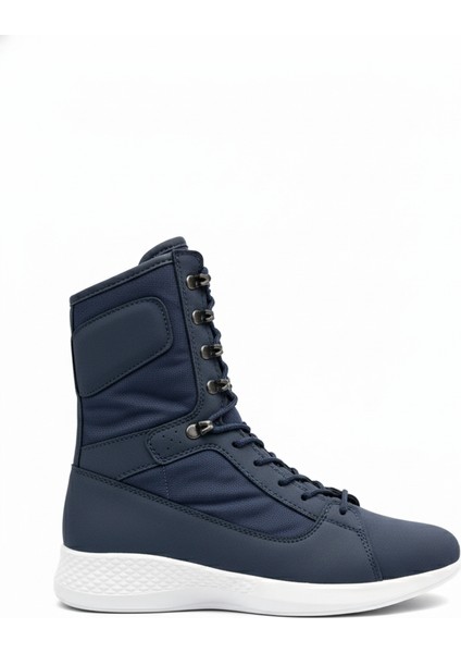 Verton Bağcıklı Günlük Erkek Outdoor Askeri Postal Bot Lacivert