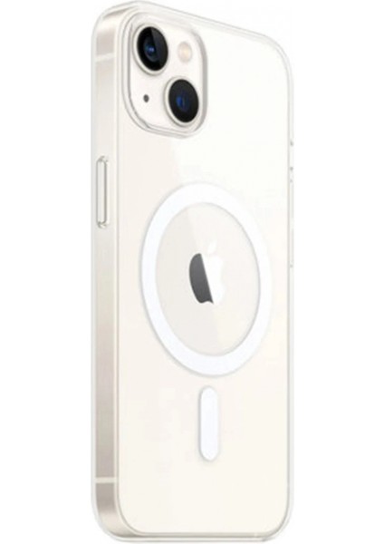Ieg iPhone 14 Plus Kılıf Magneticsafe Şeffaf Silikon - Şeffaf
