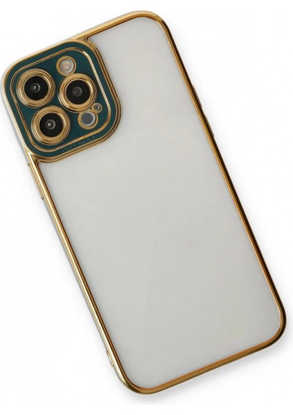 Ieg iPhone 14 Pro Kılıf Liva Lens Silikon - Yeşil modelleri