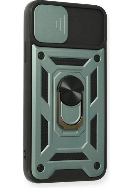 Ieg iPhone 11 Pro Kılıf Pars Lens Yüzüklü Silikon - Yeşil fiyatları