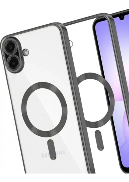 Ieg Samsung Galaxy A07 Kross Magneticsafe Kapak - Siyah modelleri