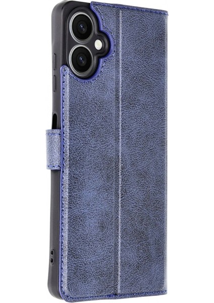 Ieg Samsung Galaxy A07 Trend S Plus Kapaklı Kılıf - Lacivert