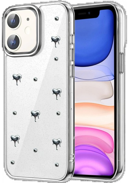 Apple iPhone 12 Fiyonk Desenli Kapak - Desen 9