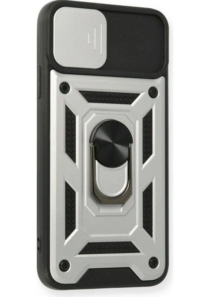 Ieg iPhone 11 Pro Kılıf Pars Lens Yüzüklü Silikon - Gümüş fiyatları