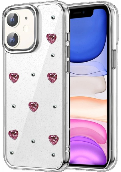 Apple iPhone 12 Fiyonk Desenli Kapak - Desen 4