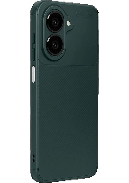 İEG Samsung Galaxy A07 Auto Focus Karbon Kapak - Koyu Yeşil