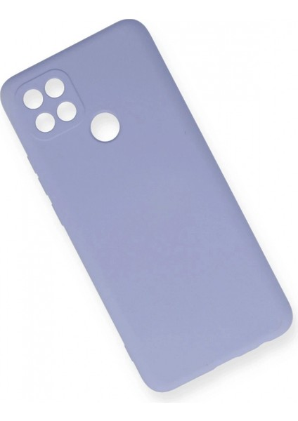 Ieg Oppo A15 Kılıf Nano Içi Kadife Silikon - Lila modelleri